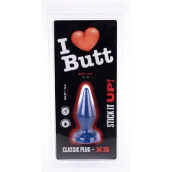 I Love Butt Plug Classic XS I Love Butt 9 x 3 cm Bleu